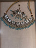 light blue necklace