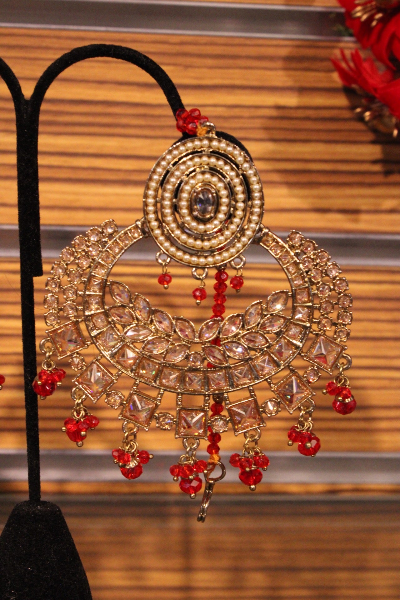 Earring with Maangtika